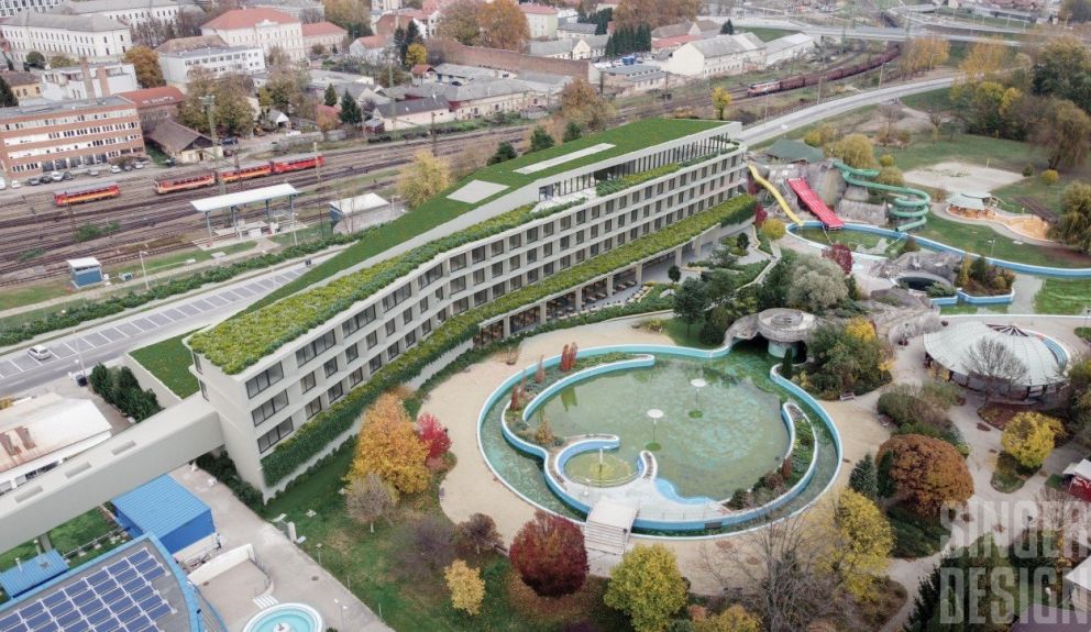 Négycsillagos szálloda épül a kaposvári fürdő mellett: kihirdették a nyertes kivitelezőt