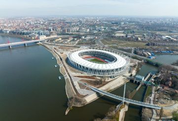 Elkészült az atlétikai vb versenypályája, jól halad a Nemzeti Atlétikai Központ műszaki átadás-átvétele